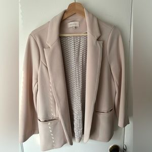 Skies Are Blue - 3/4 sleeve blush blazer -Size L